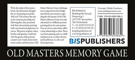 Old masters memory game achterkant