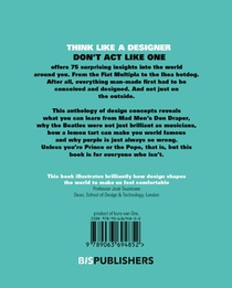 Think like a designer, don't act like one achterzijde