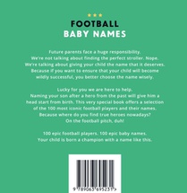 Football Baby Names achterzijde