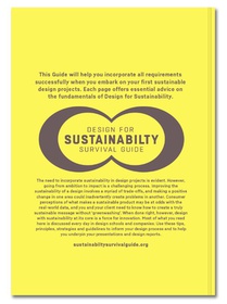 Design for Sustainability Survival Guide achterzijde