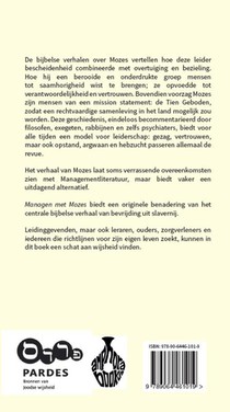 Managen met Mozes achterzijde