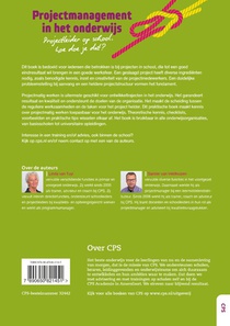 Projectmanagement in het onderwijs achterzijde