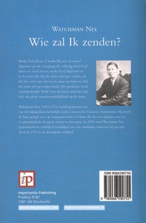 Wie zal ik zenden? achterzijde