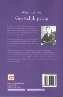 Geestelijk gezag achterzijde
