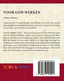 Voor God Werken achterzijde