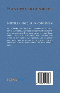 Handwoordenboek van Nederlandsche Synoniemen achterzijde