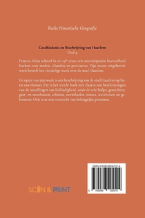 Geschiedenis en beschrijving van Haarlem 4 achterzijde