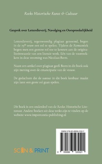Gesprek over letterdieverij achterzijde