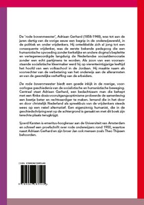 De rode bovenmeester achterzijde