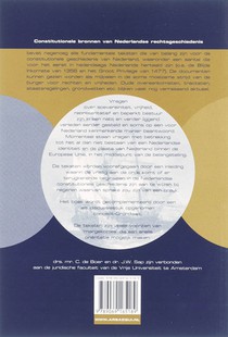 Constitutionele bronnen van Nederlandse rechtsgeschiedenis achterzijde