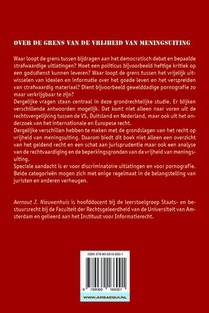Over de grens van de vrijheid van meningsuiting achterzijde
