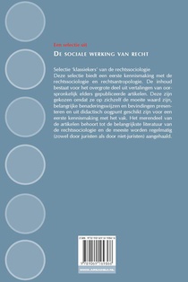 De sociale werking van recht achterzijde