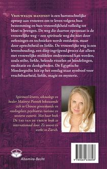 Vrouwelijk manifest achterzijde