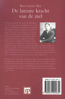 De latente kracht van de ziel achterzijde