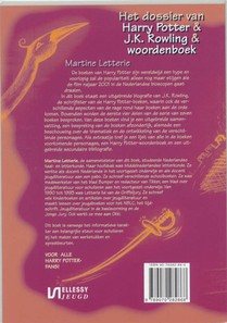 Dossier Harry Potter & J.K. Rowling & woordenboek achterzijde
