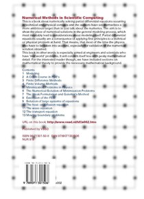 Numerical Methods in Scientific Computing achterzijde