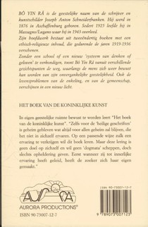 Het boek van de Koninklijke Kunst achterzijde