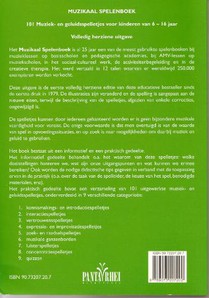 Muzikaal spelenboek achterzijde