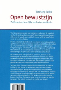 Open bewustzijn achterzijde