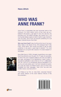 Who was Anne Frank? achterzijde