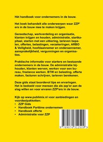Handboek ZZP Bouw achterzijde