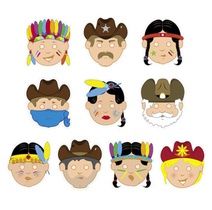 Cowboys en Indianen achterzijde