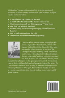 A philosophy of tennis achterzijde