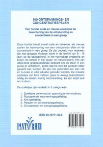 100 ontspannings- en concentratiespelen achterzijde