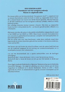 Doe gewoon alsof! achterzijde