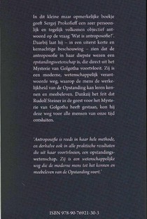 Wat is antroposofie? achterzijde
