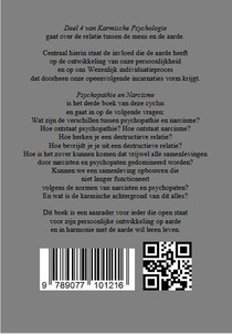 Psychopathie en Narcisme achterzijde