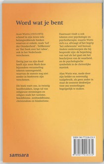 Word wat je bent achterzijde