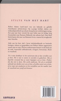 De stilte van het hart achterzijde