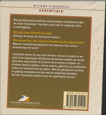 Tien essenties bij cultuurverandering in organisaties achterzijde