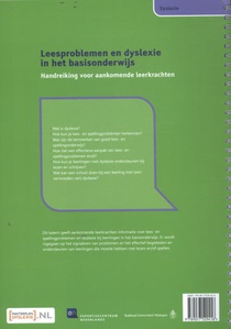 Leesproblemen en dyslexie in het basisonderwijs achterzijde
