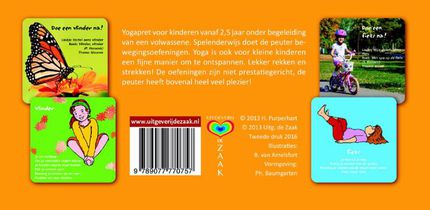 Peuteryoga kaarten achterkant