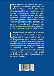 Lofrede op Florence achterzijde