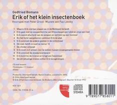 Erik of het klein insectenboek achterkant