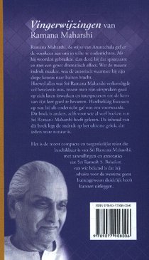 Vingerwijzingen van Ramana Maharshi achterzijde