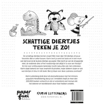 Schattige diertjes teken je zo! achterzijde
