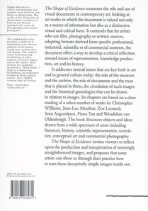 The shape of evidence achterzijde