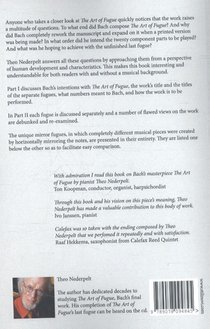 J.S. Bachs masterpiece The Art of Fugue achterzijde