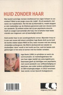 Huid zonder haar achterzijde