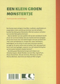 Een klein groen monstertje achterzijde