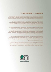 De dictatuur van taboes achterzijde