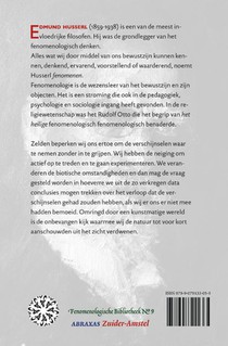 Edmund Husserl achterzijde