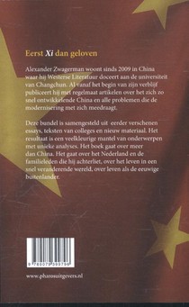Eerst Xi dan geloven achterzijde