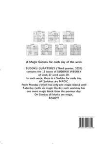 Sudoku quarterly achterzijde