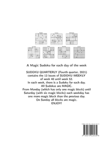 Sudoku quarterly achterzijde