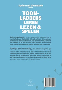 Toonladders leren lezen en spelen achterkant